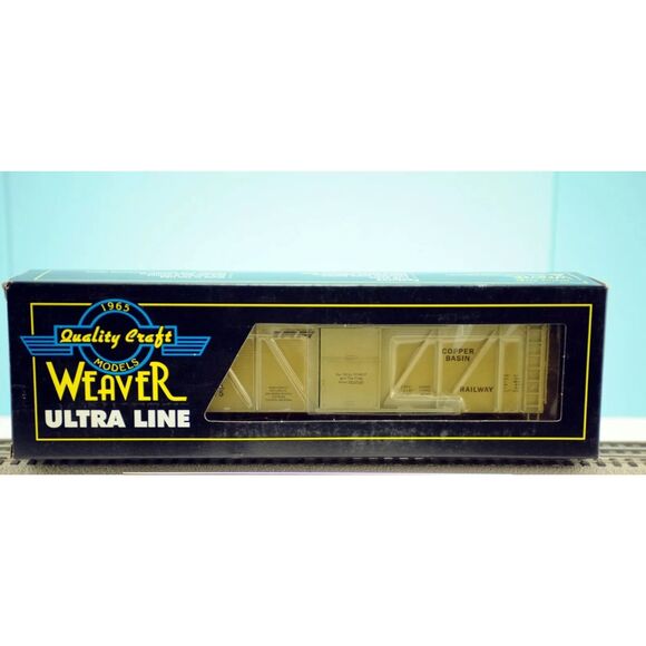 NIB-WEAVER ULTRA LINE COPPER BASIN RAILWAY OUTSIDE BRACED BOXCAR # 3975 - Picture 2 of 5